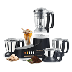 Super Mixer Grinder, 1000W, Mx-Ac400, Black, 3 Stainless Steel Jars, 1 Juicer Jar