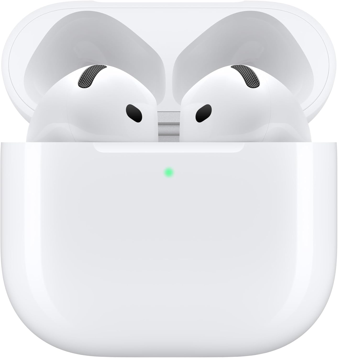 Apple AirPods 4 Wireless Earbuds, Bluetooth Headphones, with Active Noise Cancellation, Adaptive Audio, Transparency Mode, Personalized Spatial Audio, USB-C Charging Case, Wireless Charging, H2 Chip