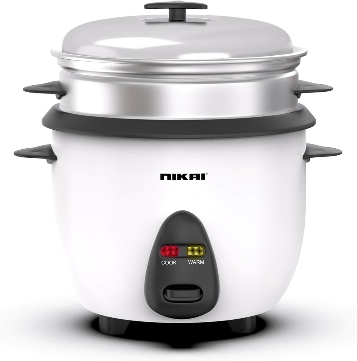 2-in-1 Non-Stick Electric Rice Cooker With Steamer, Multicooker, Convenience Pot & Keep Warm Function For Flawless Meals