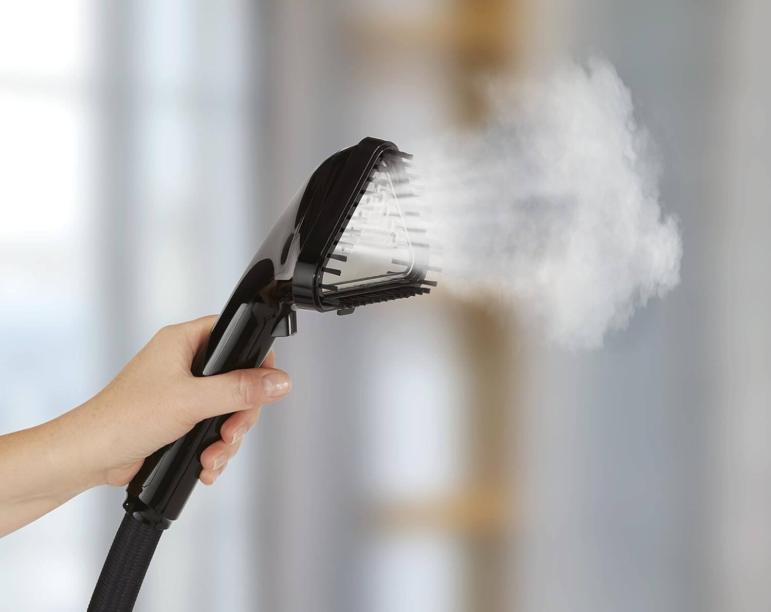 Pro Style Steam Upright Clothes Steamer, 1850 Watt, Black/White