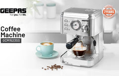 Professional Espresso & Cappuccino Machine – Craft Café-Quality Drinks with Durable Die-Cast Boiler & 1.8L Detachable Tank