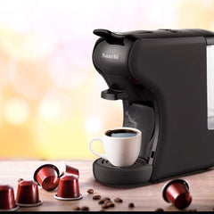 Multi-Capsule Coffee Machine NL-COF-7058C-BK With 19 Bar Automatic Steam Pressure Pump